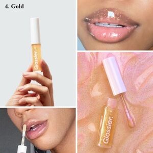 Discontinued Glossier Gold Lip Gloss